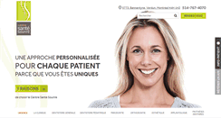 Desktop Screenshot of centresantesourire.com
